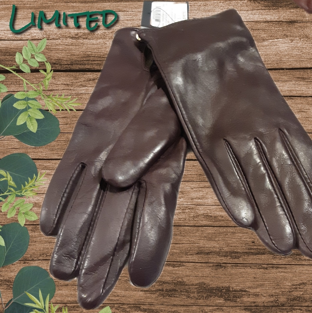 🆕️Dark Chocolate Leather Glover